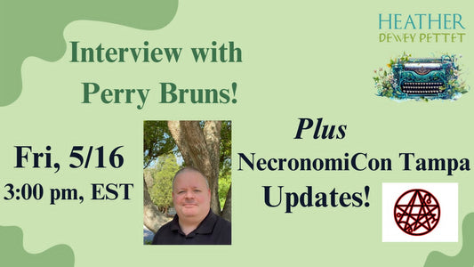 Interview with Writer/Audiobook Narrator Perry Bruns! II NecronomiCon Tampa Updates