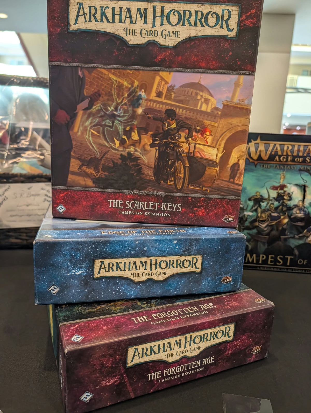 Arkham Horror the Cart Game Expansions Buncle