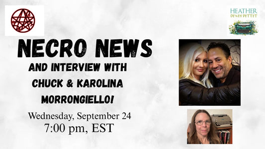 Necro News and Interview with Chuck and Karolina Morrongiello
