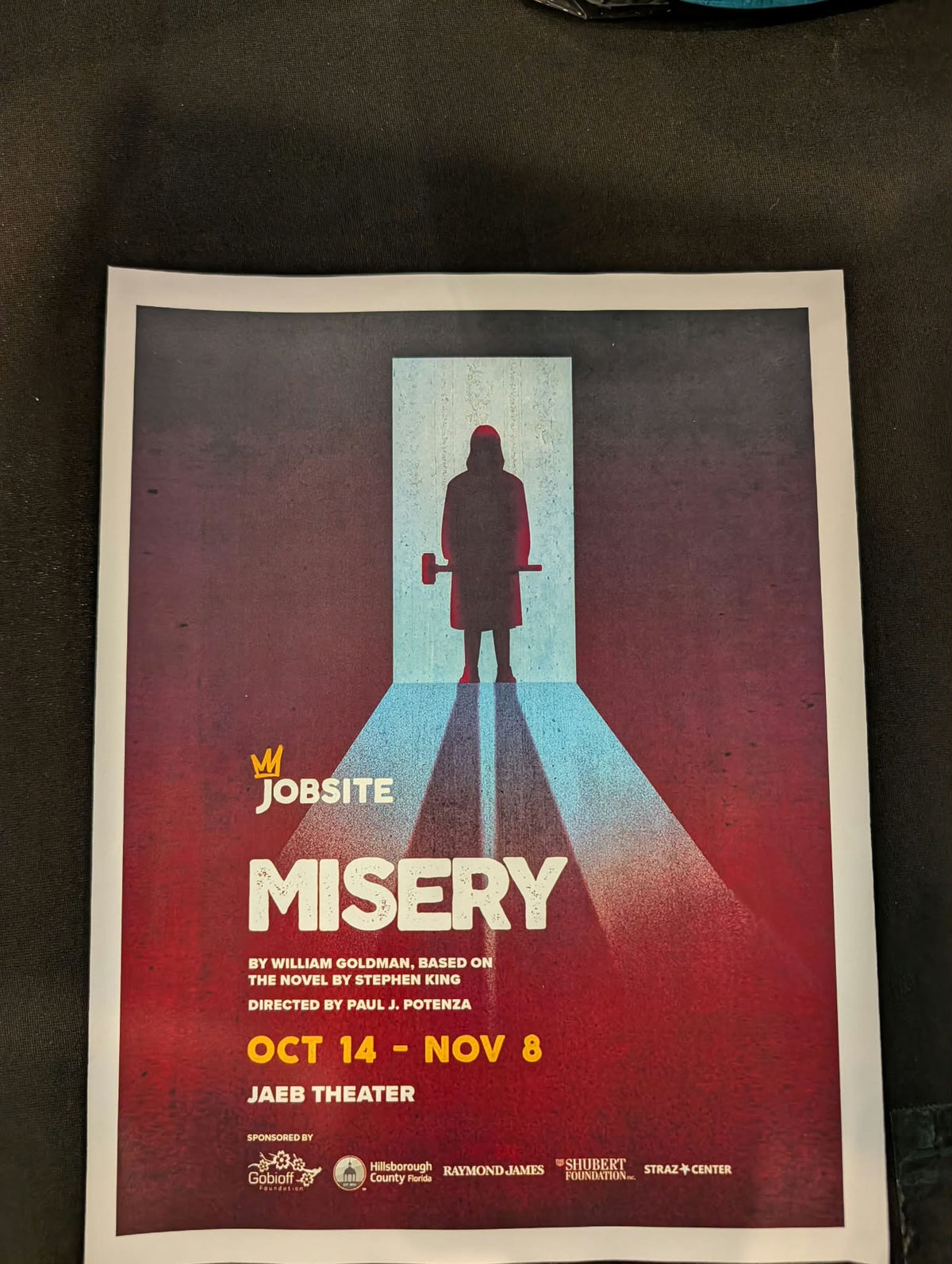MISERY table for 4
