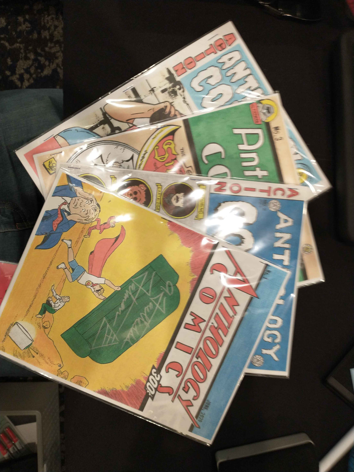 Complete Set of Fatman Comics - Signed by Creator